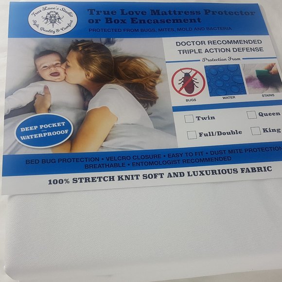 Mattress protector waterproof bed bug protector - Picture 1 of 3